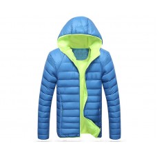 COTTON-PADDED COAT BLUE